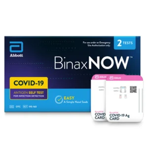 BinaxNOW COVID-19 Antigen Self Test home diagnostic kit